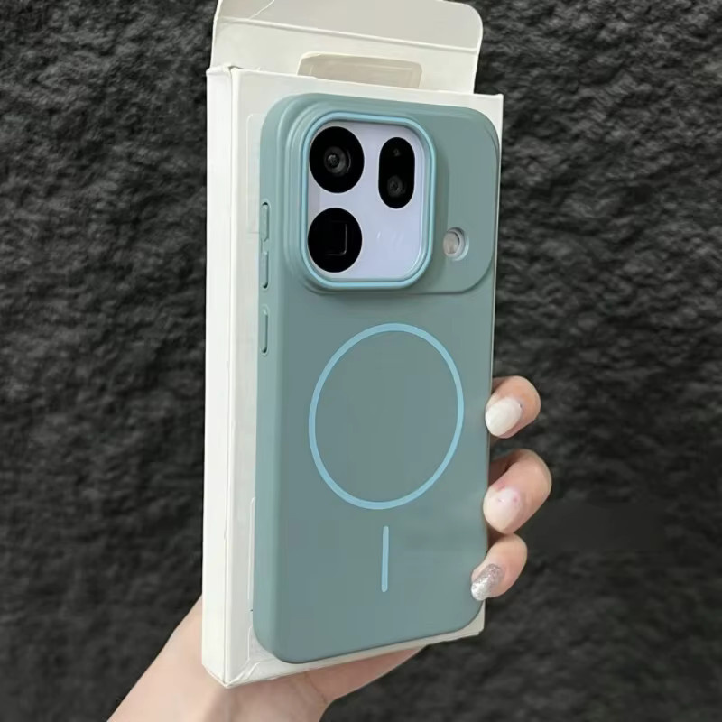 Magnetische Hülle in Frosted Candy Farben für OPPO Find X9 X8 X7 S Pro Ultra Reno 15 14 Pro, kompatibel mit MagSafe Wireless Charging, stoßfeste Abdeckung, Multicolor - Bild 2