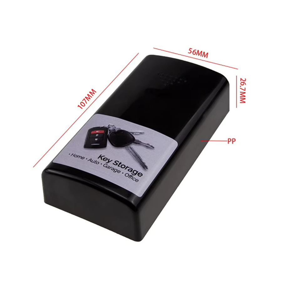 ALLOYSEED Magnetische Schlüsselbox in Schwarz zur sicheren Versteckung deines Autoschlüssels im Freien - Bild 5