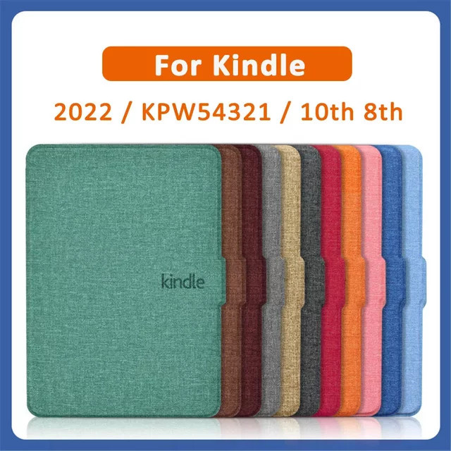 Hunnesor Schutzhülle für Kindle 6, 7, 8, 9, 10 und 11 Generationen sowie Paperwhite 5, 3, 2, 1 und 6,8 Zoll mit Magnetverschluss und Auto-Sleep/Wake Funktion in Gold - Bild 1
