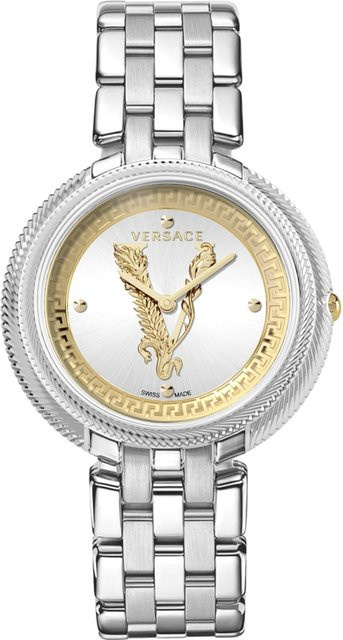Versace Armbanduhr, Quarz, Edelstahl, Silber, 38 mm, Damen - Bild 1