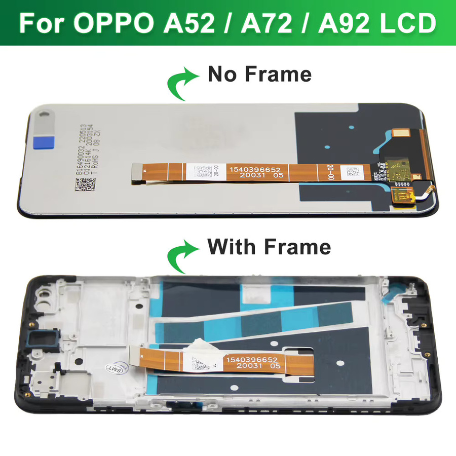 Oppo LCD Display Touchscreen Digitalisierer Baugruppe Ersatz für Oppo A72 A92 A52 in Schwarz 6.5 Zoll - Bild 3