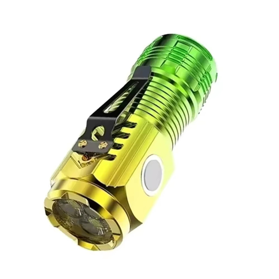 ZHIYU Mini-LED-Taschenlampe mit 3 LEDs, wiederaufladbarer Notfallscheinwerfer mit Stiftclip in Cool White - Bild 7