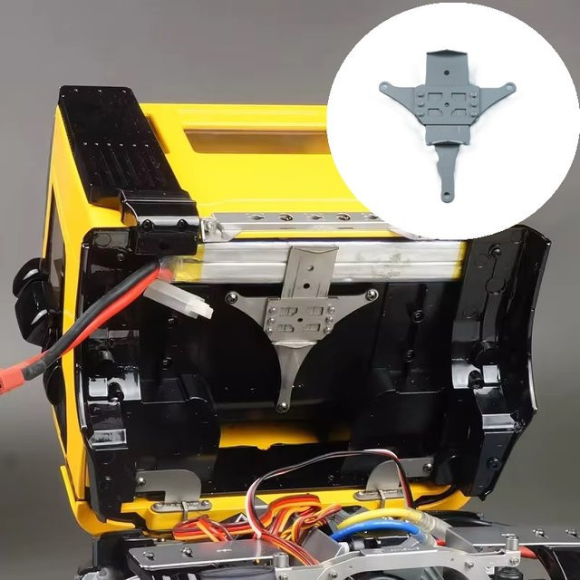 Scaleclub Iveco Auto Front Upgrade, Batteriehalterung, Metall, 1:14 - Bild 1