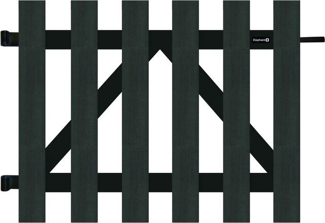 WPC Gartentor Staketenzaun in Kunststoffoptik B/H: 80 x 100 cm - Bild 1