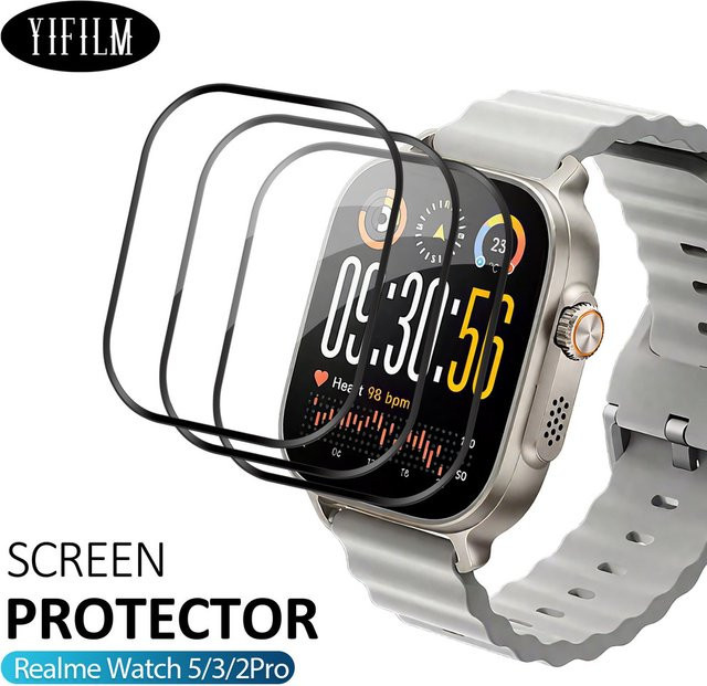Realme Displayschutzfolie für Watch5, 46 mm, transparent - Bild 1