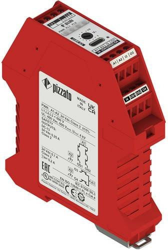 Pizzato Elettrica Sicherheitsschaltgerät CS AM11P1VU in Rot mit 24V Betriebsspannung - Bild 1