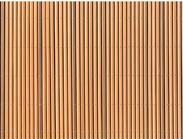Floraworld Kunststoff-Matte in Teak-Optik, Oval, Braun - Bild 1