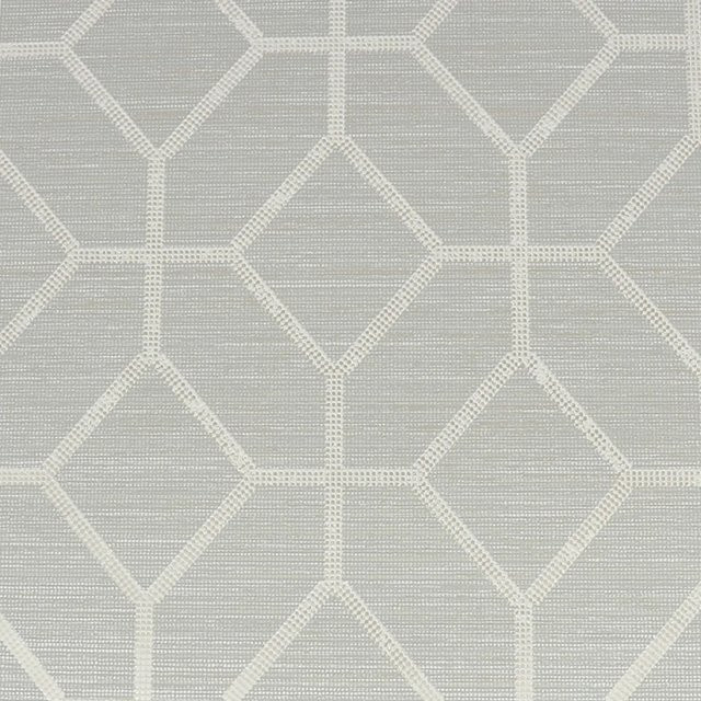 Boutique Luxury Vliestapete Asscher Geo in Sage Green/Grey mit geometrischem Muster, Breite: 0,52 m, Länge: 10,05 m - Bild 1