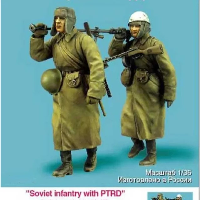 BAANFU Anti-Tank-Soldat, Modellbausätze, 2-teiliges Set, 1:35, Harz - Bild 1