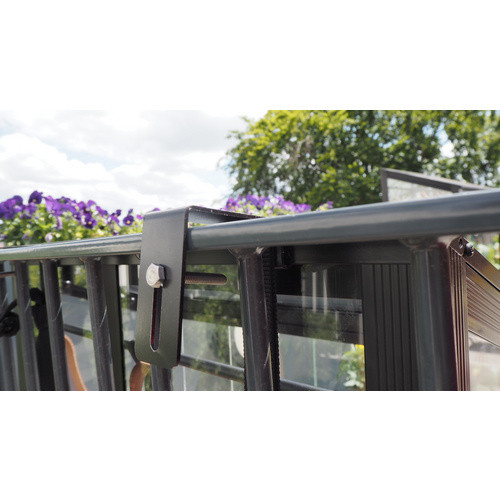 Juliana Gewächshaus Urban Balcony in Schwarz mit 3 mm Sicherheitsglas, B/T: 27 x 60 cm - Bild 3