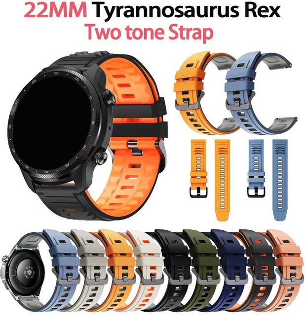 Suunto Uhrenarmband Silikon, zweifarbig, 22 mm, Unisex - Bild 1