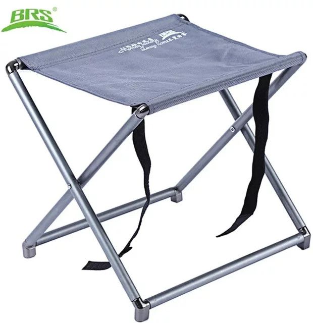 BRS-D21 Campingstuhl aus Aluminiumlegierung in Camouflage, zusammenklappbarer Outdoor-Stuhl für Wandern und Picknick - Bild 1