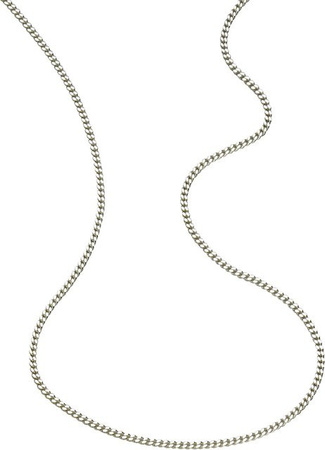 Zeeme Collier, 925 Silber, rhodiniert, 50 cm, Unisex