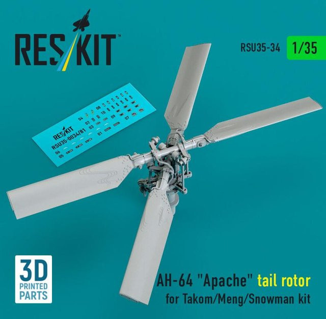 Takom AH-64 Apache tail rotor, 3D Printed - Bild 1