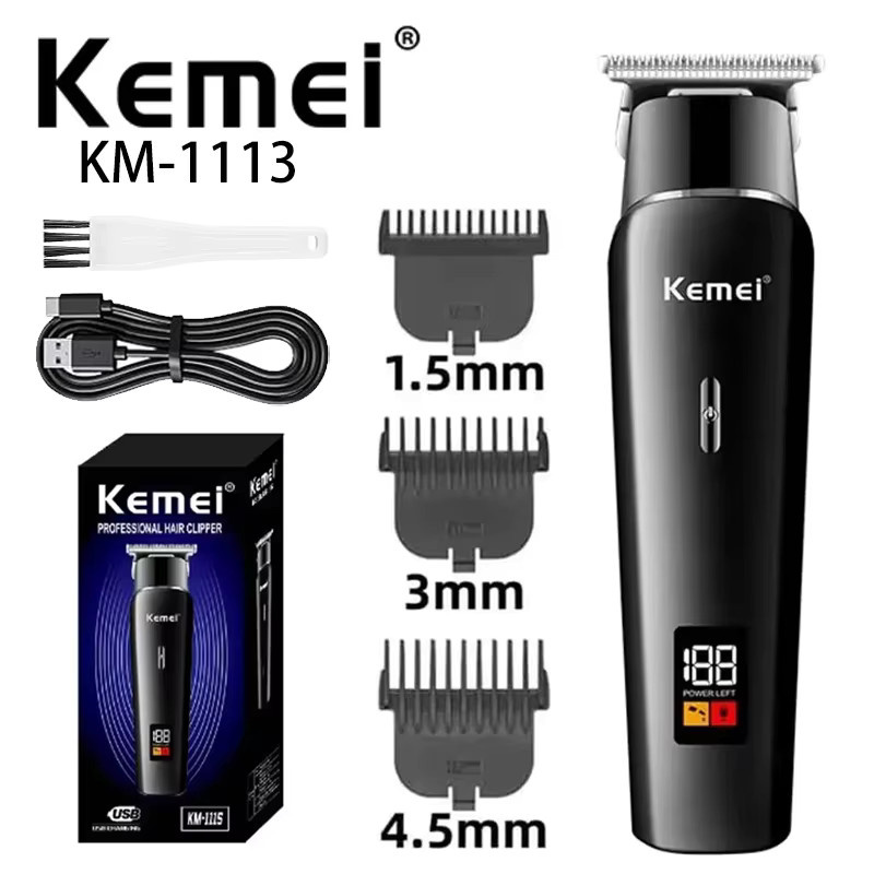 Kemei KM-1113 Haarmaschine, Herren, schwarz - Bild 7