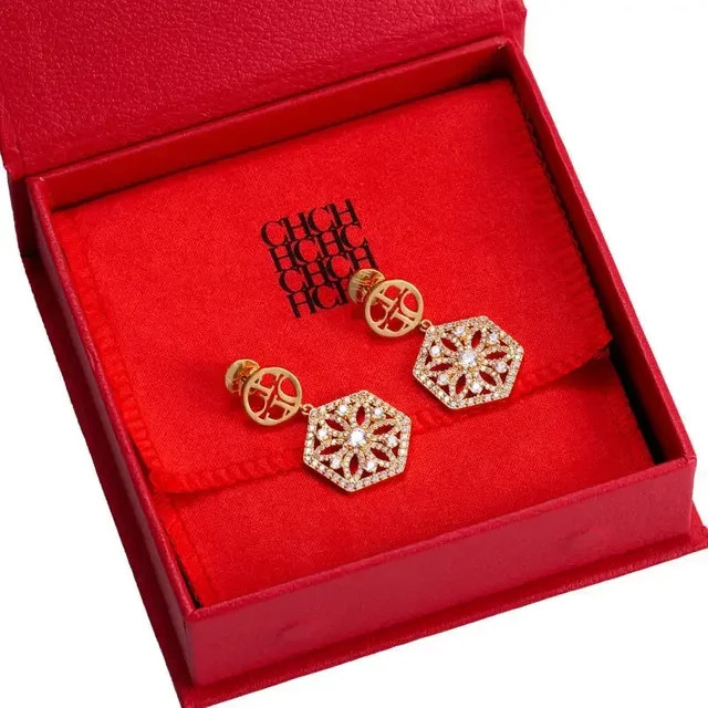 CH Blumen-Zirkon-Accessoires, Gold Silber optional - Bild 1