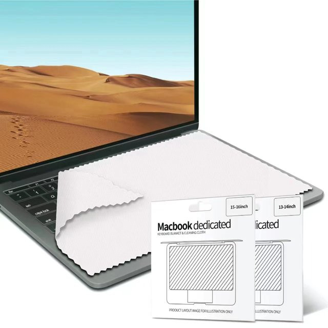 Mikrofaser-Liner-Reinigungstuch als Tastaturschutz und Abdruckschutz für MacBook Pro 13, 14, 15 und 16 Zoll von SDYIGOE - Bild 1