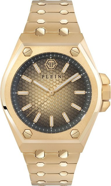 Philipp Plein Herrenuhr, Quarz, Edelstahl, Gold, 43 mm, 5 ATM - Bild 1