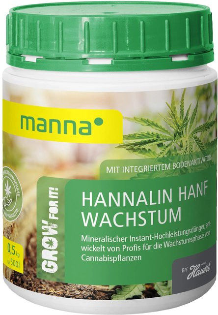 Manna Hanfdünger Hannalin Plant Tonic für Hanf, 0,5 kg - Bild 1