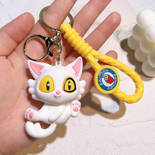 Yiran toy Suzume No Tojimari Daijin Katze Schlüsselanhänger Figur, Gelb, ab 3 Jahren - Bild 1