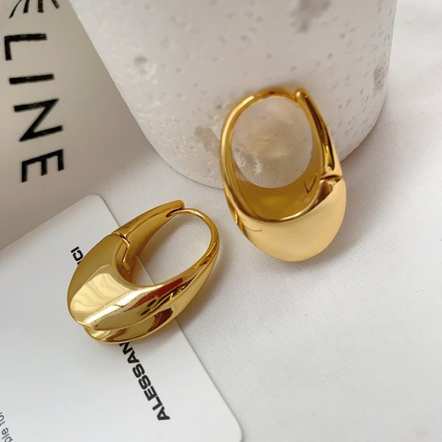 Yerik Creolen Metall, Gold, Damen - Bild 1
