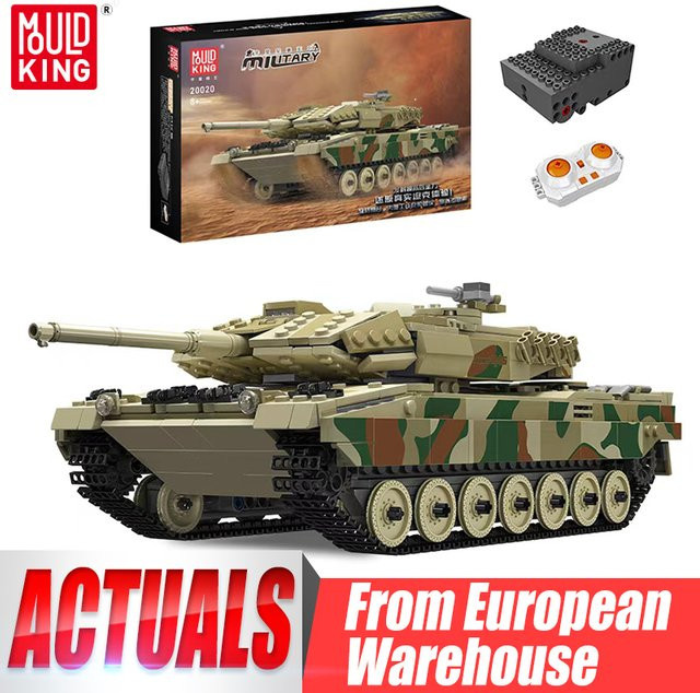 Mould King 20020 Deutscher Leopard 2 Hauptkampfpanzer, ferngesteuerter Bausatz - Bild 1