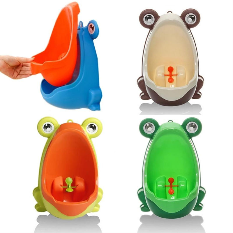 TOMTOP JMS Kinder Urinal Trainer Frosch Design mit Saugnapf und rutschfester Unterlage in Mehrfarbig - Bild 5