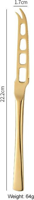 MTMA Buttermesser aus Edelstahl in Gold für Butter, Marmelade und Käse - Bild 1