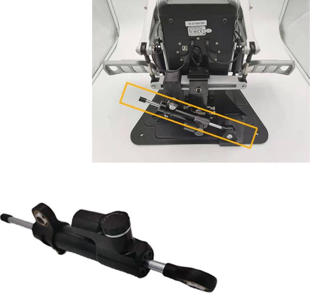 Thrustmaster TPR Rudder Damping Kit zur Modifikation für Simulationen in Schwarz - Bild 1