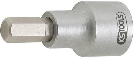 KS Tools 3/8 Zoll Bit-Stecknuss für Innensechskant-Schrauben am Bremssattel, 7 mm, Farbe: Silber - Bild 1