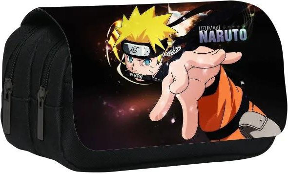 Yiran toy 1 Anime Federmäppchen mit Uzumaki und Uchiha Itachi Motiv, bunte Schreibwarenbox für Schule und Freizeit - Bild 1
