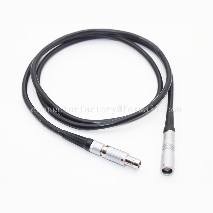Fischer Steckverbinder mit 4m Kabel, wasserdichter selbstsichernder Halbmond-Stecker, 2 bis 12-polig - Bild 2