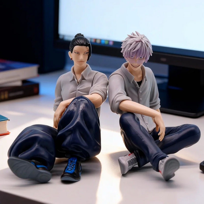 Bandai Jujutsu Kaisen Satoru Gojo und Geto Suguru Anime Figuren Set aus Kunststoff, mehrfarbig - Bild 1
