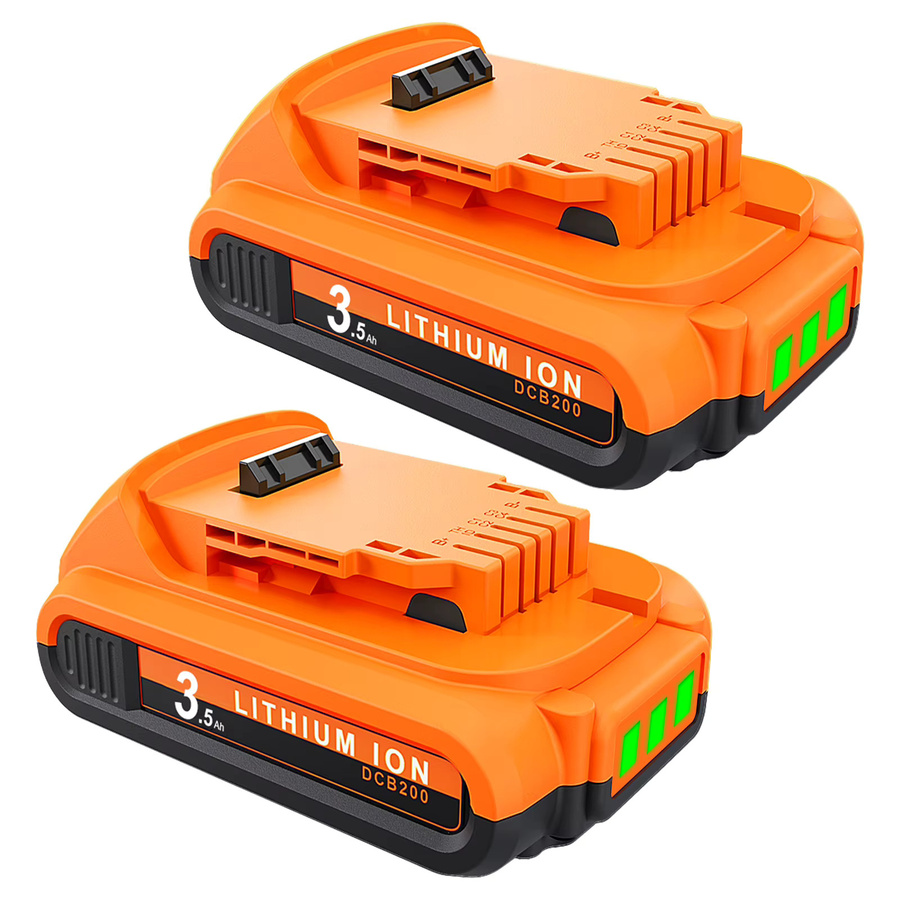 DeWalt Li-Ion Akku 20V 3500mAh in Orange für DCB200 DCB206 DCB120 DCB182 DCB123 DCB122 DCB125 DCB124 DCB609 - Bild 7