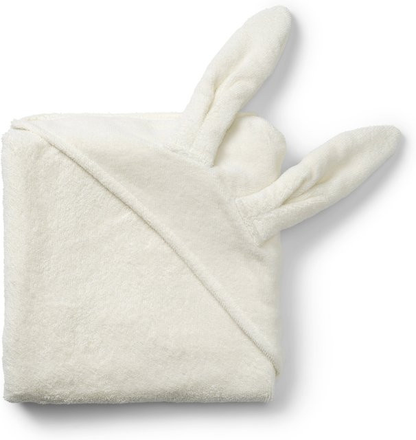 Elodie Kapuzenhandtuch Vanilla White Bunny aus Baumwolle in Weiß - Bild 1