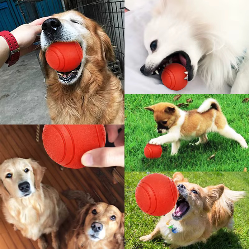 HOOPET Gummiball, Hundespielzeug, rot - Bild 3