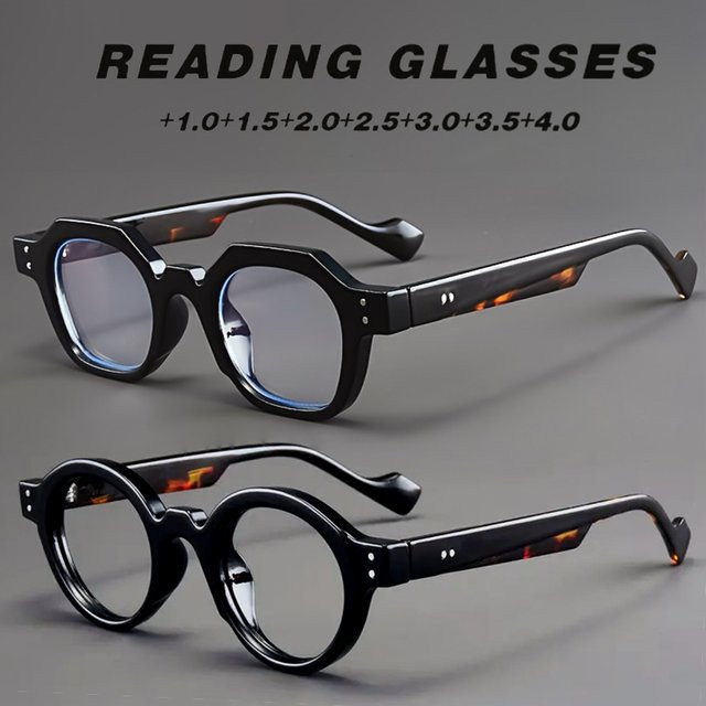 Hindfield Lesebrille, rund, Vollrand, Unisex - Bild 1