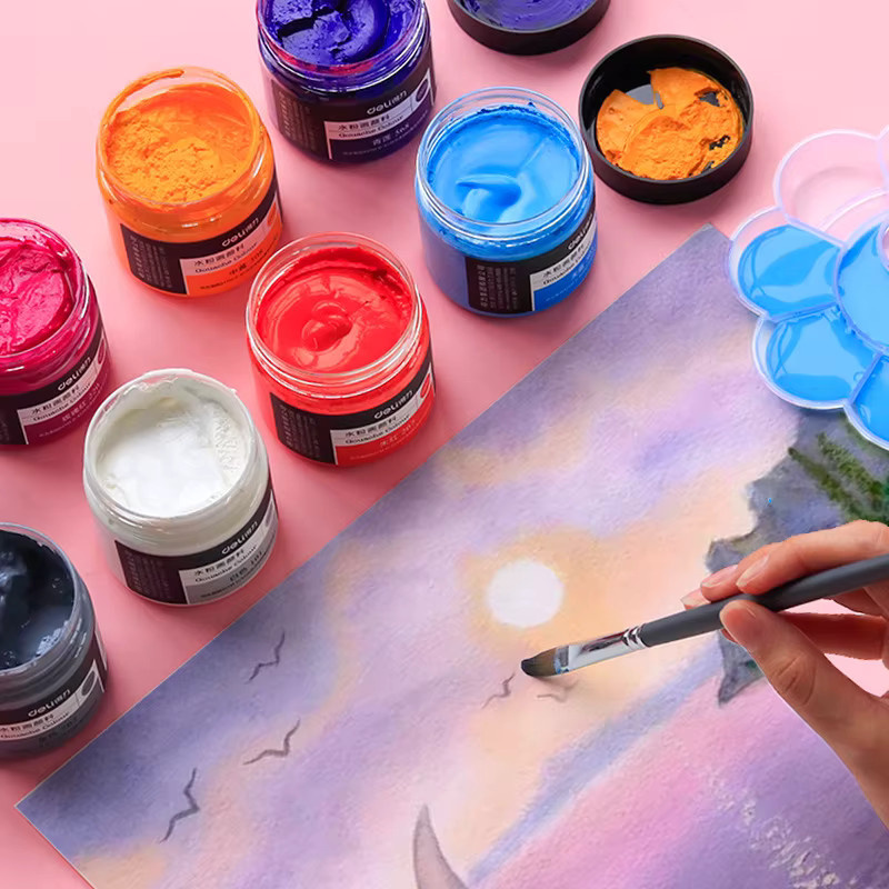 Deli Acrylpigment für Kunstmodell und DIY-Wandmalerei, Multicolour, 100 ml - Bild 2