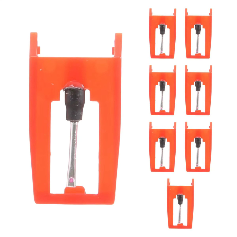 8 Stück Ersatz-Stylus-Nadeln aus Rubin für Vinyl-Plattenspieler - Bild 2