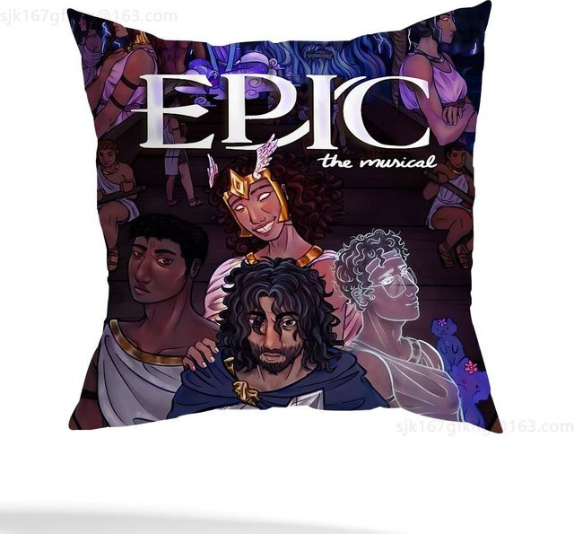 JMG Clothing E-Epic Das Musical Kissenbezug, Mehrfarbig, B/H: 30 x 30 cm - Bild 1
