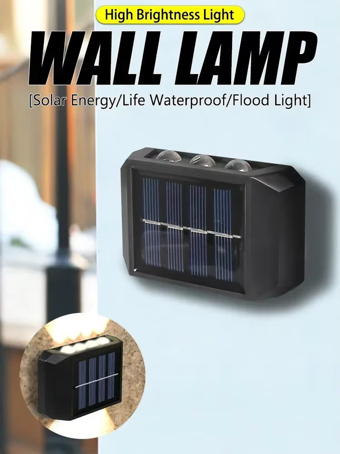 Heinast Solar-Außenleuchte LED Wandleuchte Up-Down modern Schwarz - Bild 7