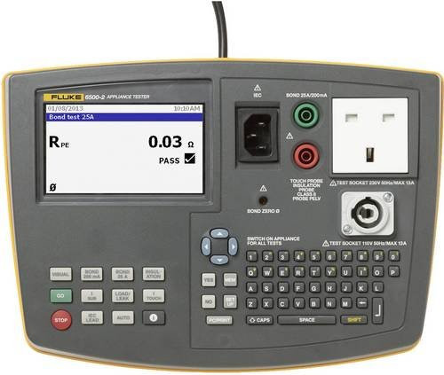 Fluke 6500-2 UK Gerätetester-Set in Gelb nach VDE-Norm 0413 - Bild 1