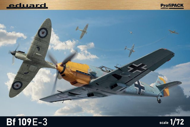 Eduard Messerschmitt Bf 109 E-3 Profipack, Modellfahrzeug, 1:72 - Bild 1