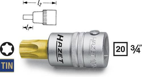 Hazet TX Schraubendreher-Steckschlüssel-Einsatz 1012-T70 in Silber mit 20 mm Bitgröße - Bild 1