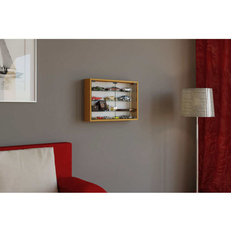 VCM Wandvitrine Mandosa M in Buche mit ESG-Sicherheitsglas, B/H/T: 60 x 40 x 10 cm - Bild 3
