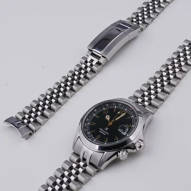 Seiko Prospex Uhrenarmband Edelstahl, Jubilee, 20 mm, Silber - Bild 1