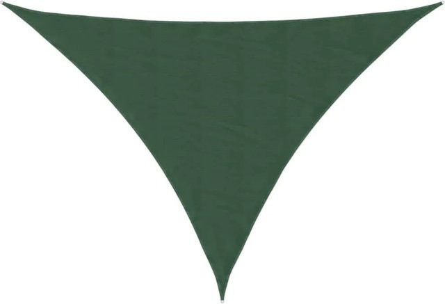 Furnicato Sonnensegel aus PU-beschichtetem Oxford-Gewebe, Dreieckig, Dunkelgrün, B x T x H: 4 x 5 x 5 m - Bild 1