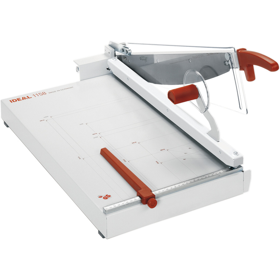 IDEAL Hebelschneider 1158 Guillotine-Schneidemaschine für bis zu 40 Blatt, Schnittlänge 580 mm, B: 393 mm, T: 790 mm, H: 260 mm - Bild 1