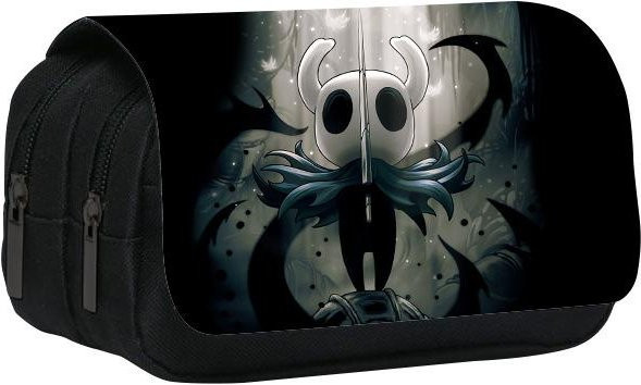 Fancy Style Studio Hollow Knight Federmäppchen mit Doppelschicht und großem Stauraum, Schwarz - Bild 1
