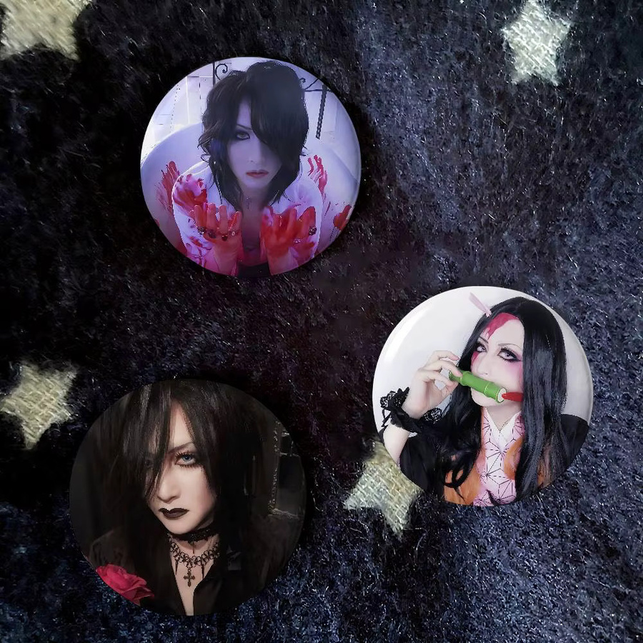 Mana Sama Gothic Abzeichen Button Pins Brosche, Kinder - Bild 2